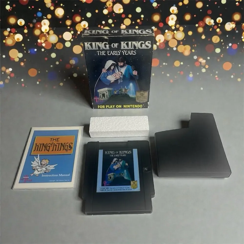 King‎ of Kings The Early Years NES Nintendo Video Game 1991 CIB Complete *Read